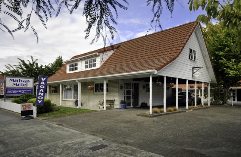 Midway Motel Rotorua Bagian luar foto
